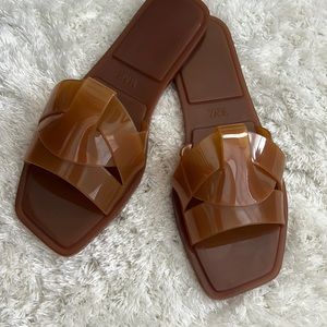 Jelly sandals zara Clearance